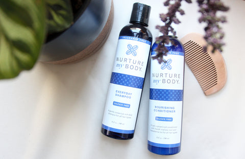 Nurture My Body | Fragrance Free Everyday Shampoo and Conditioner Set