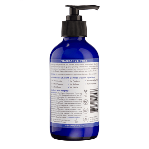 Nurture My Body Fragrance-Free Hand and Body Lotion | No Sulfates