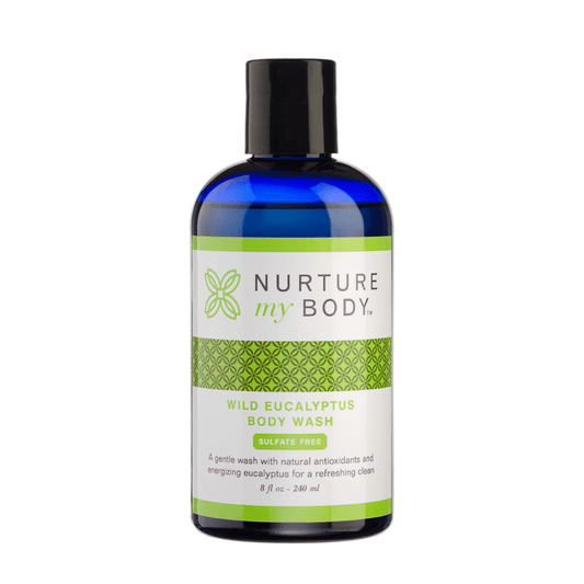 Nurture My Body | All Natural Sulfate Free Wild Eucalyptus Body Wash | 8 oz.