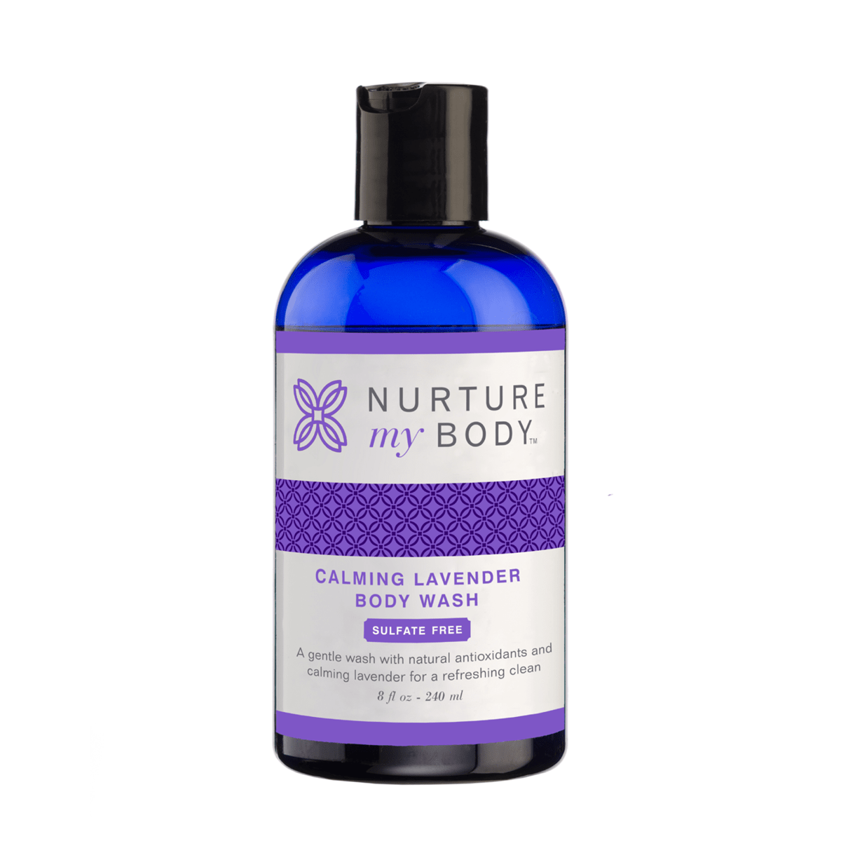 Nurture My Body | Sulfate Free Calming Lavender Body Wash | 8 oz.