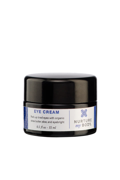Nurture My Body | All Natural Eye Cream with Shea Butter and Aloe Vera | 1/2 oz