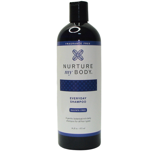Nurture My Body | Fragrance-Free Everyday Shampoo | 16 oz. | Paraben Free and Sulfate Free
