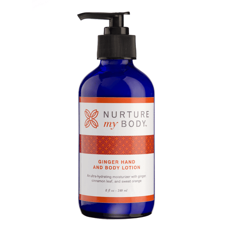 Nurture My Body | All Natural Ginger Hand and Body Lotion | 8 oz.