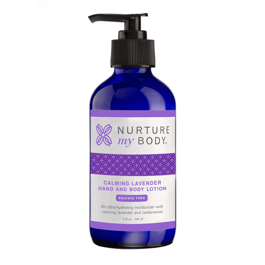 Calming Lavender Hand & Body Lotion Sulfate Free by Nurture My Body
