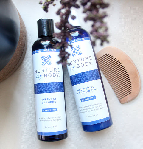 Nurture My Body | Fragrance Free Everyday Shampoo and Conditioner Set