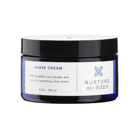 All-natural sulfate free non-foaming shave cream by Nurture My Body
