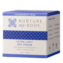 Nurture my Body | All Natural Fragrance-Free Ultra Light Day Cream | 2 oz.