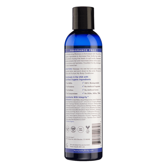 Fragrance Free Moisturizing Shampoo Sulfate Free by Nurture My Body