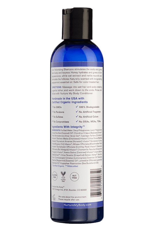 All Natural Sulfate Free and Fragrance Free Volumizing Shampoo by ...